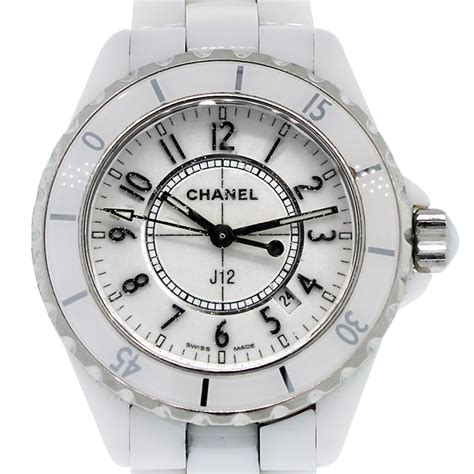 chanel white watch|white chanel women's watch.